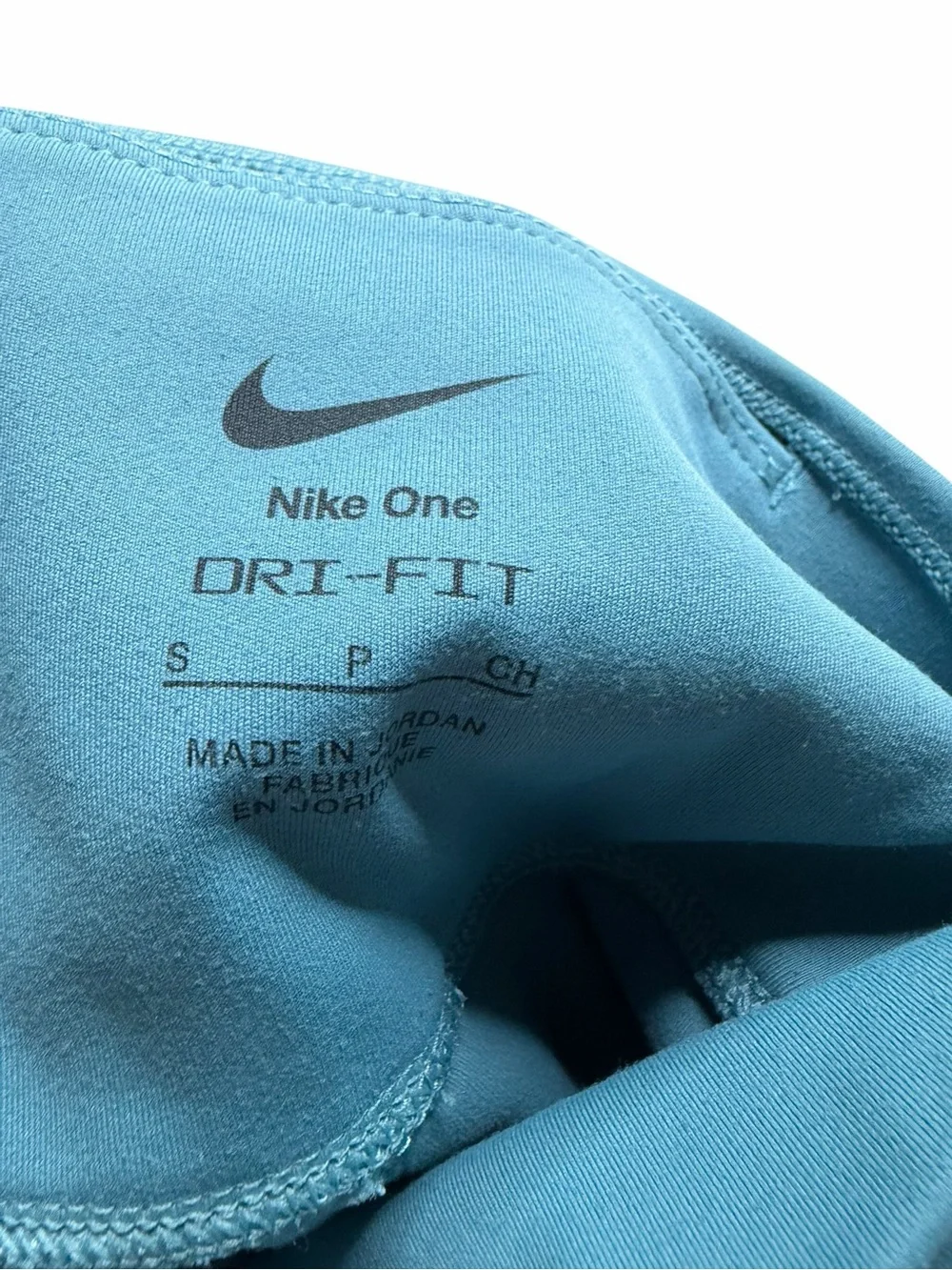 NIKE One Teal Blue Women's Workout‎ Leggings Pockets Women's Size Small Gym Yoga